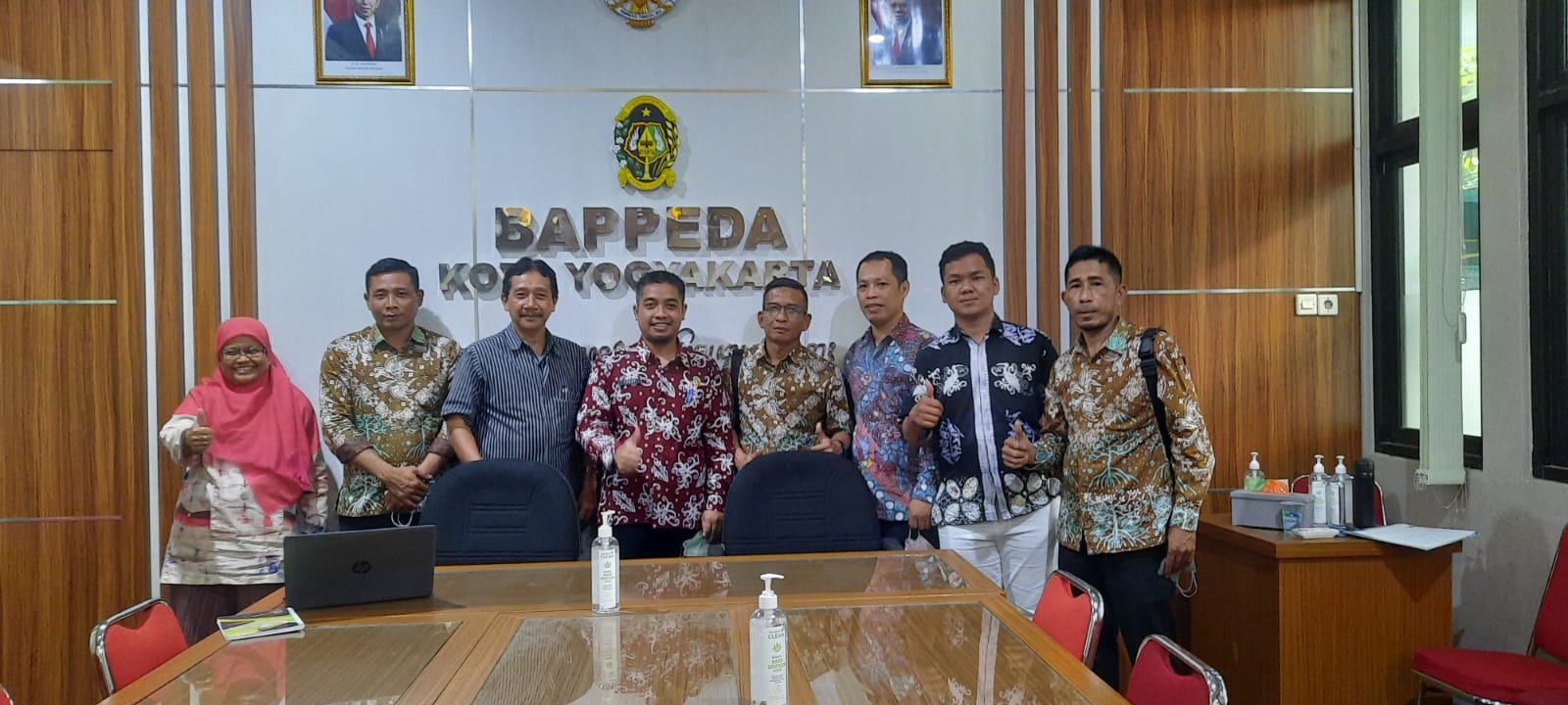 Penerimaan Tamu Badan Perencanaan dan Penelitian Kota Bontang Provinsi Kalimantan Timur