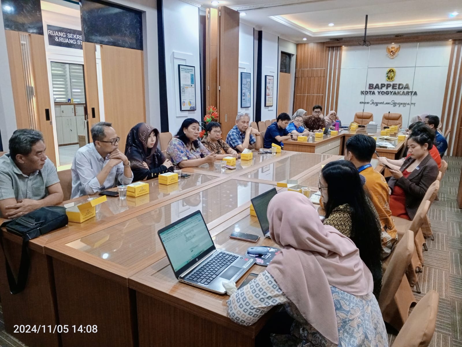 Audiensi Rotary Club dengan Bappeda dalam Tujuh Area Fokus Pembangunan